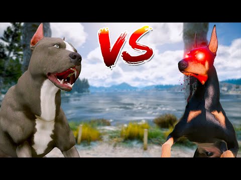 PİTBULL TERMİNATÖR ŞEYTAN DOBERMAN DEMON'LA DÖVÜŞÜYOR! - GTA 5