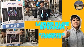 Lunar Blade Woofer Speaker Usb Drive ,Sd Card, Remote ,Fm Radio , Led Display, Blue Tech,.