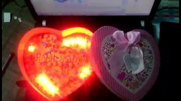 [TLshop] led trái tim 32 led giá trẻ cực đẹp