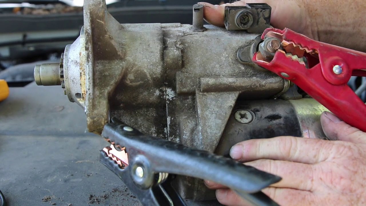 AOM2316- Simple Starter Motor Bench Test- Tavis Douglass - YouTube