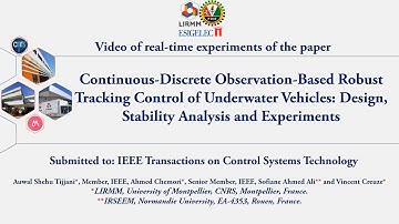 Continuous-Discrete Observation-Based Robust Tracking Control of Underwater Vehicles