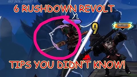 6 Rushdown Revolt Tips You Didn