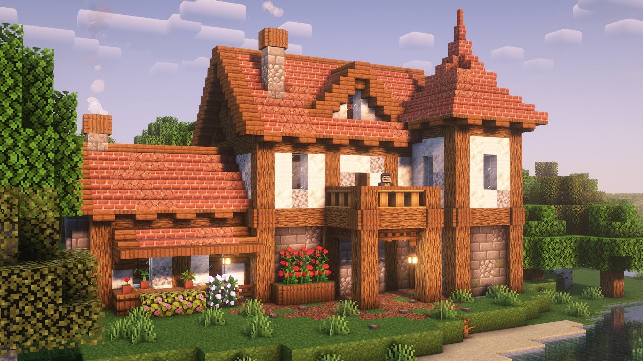 2 Player Starter House for Survival Minecraft, Tutorial!