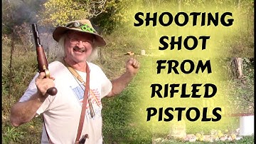 Muzzleloading shot from a Rifled Pistol  ( with mixed results )