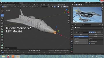 Blender F16 Modeling Tutorial