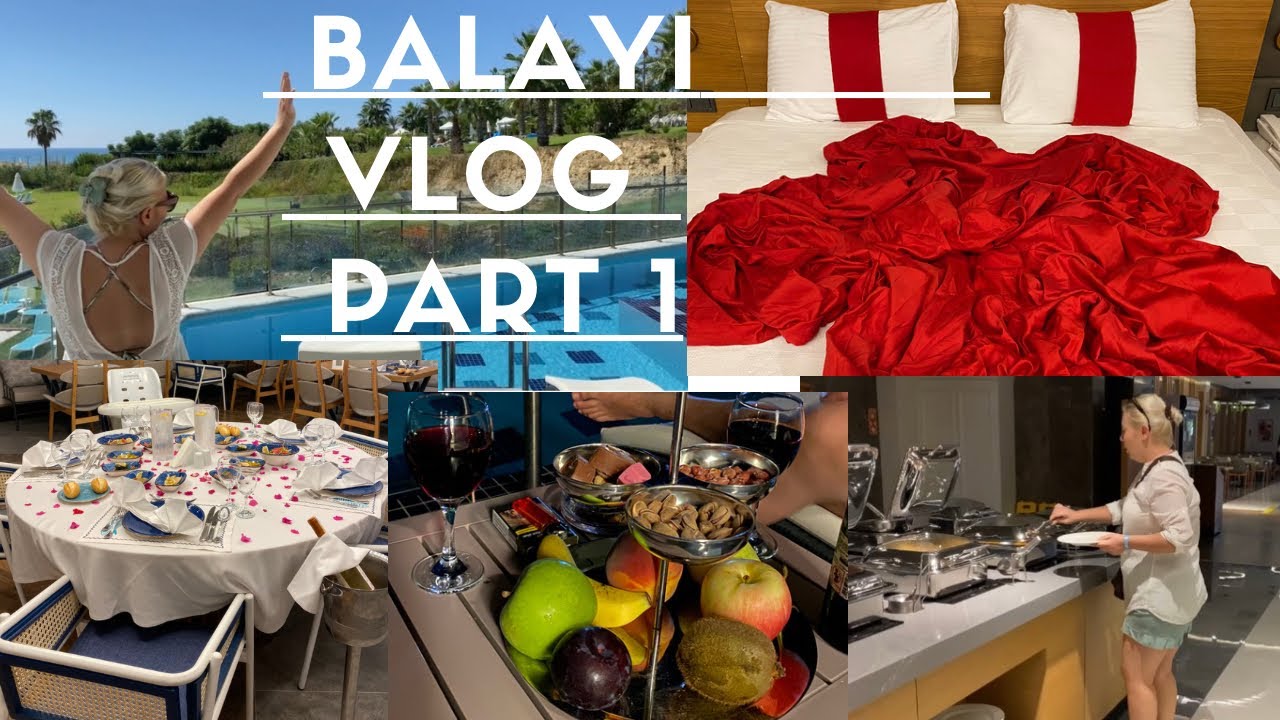 BALAYI VLOG  PART 1 ❤️ | ANTALYA  SİDE ☀️ 🌊 | HONEYMOON | TATİL VALİZİ | HAZIRLIK 💄👗