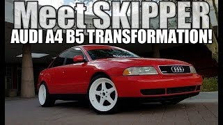 Transforming an Audi A4 B5 in less than 5 minutes! (Meet SKIPPER)