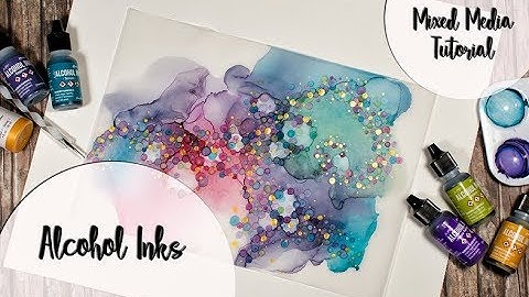 Alcohol Inks on vellum