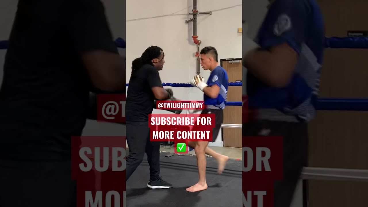 Twilight Timmy Cuamba pad work with Dewey Cooper 