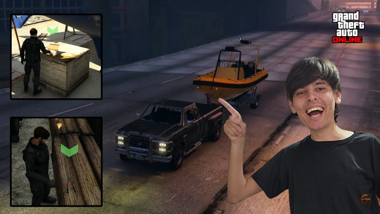 GTA V Online: Peguei o BARCO e os outros itens pra missão
