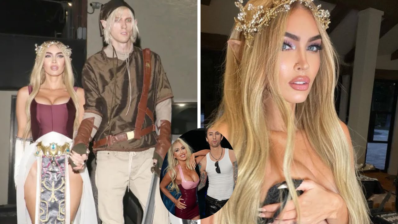 megan-fox-mgk-share-zelda-halloween-costumes-looked-into-elf-ear
