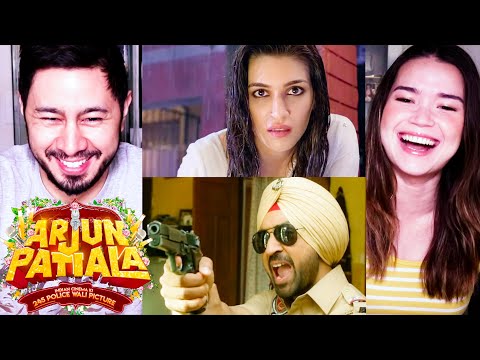 ARJUN PATIALA | Diljit Dosanjh | Kriti Sanon | Varun Sharma | Trailer Reaction by Jaby & Achara!