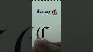 Majestic Gothic 'G' Calligraphy | Intricate Blackletter Script Mastery #Textura #CalligraphyShorts