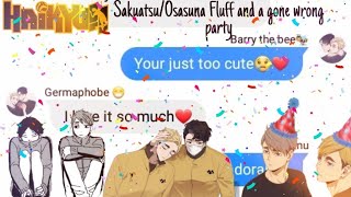 Haikyuu Texts~ Miya twins Birthday Sakuatsu & Osasuna Fluff~
