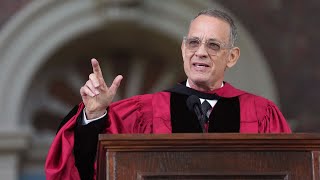 Hollywood icon Tom Hanks delivers Harvard commencement address