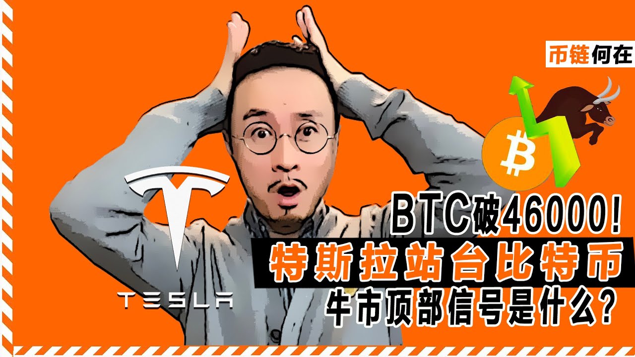 币链周报-BTC破46000！特斯拉站台比特币，牛市顶部信号是什么？20210209