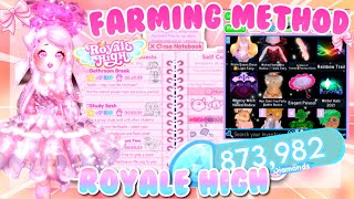 My Farming Routine How I Get 100K Everyday In Royale High