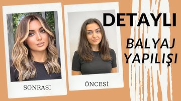 Balyaj nasıl yapılır - esmer tene saç renkleri - koyu saçtan sarıya geçiş - kahve rengi saça ışıltı