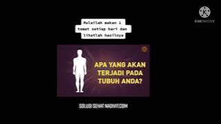 Mulai lah Makan tomat setiap hari,dan lihat hasil nya