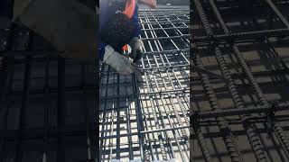 Rebar Tie Skill Band Beam #construction #building #civilengineering #concrete #machinery #rebar