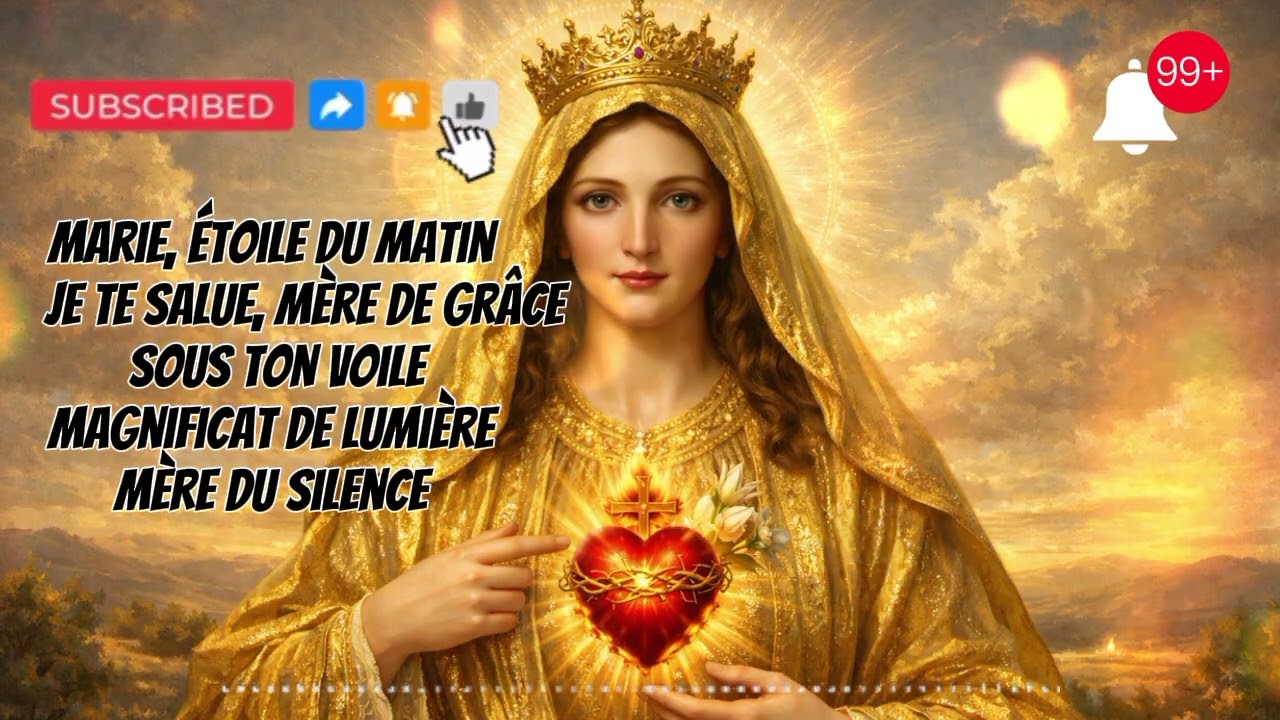 Belle chansons de reconnaissance et de gratitude pour marie 💯 gospel 