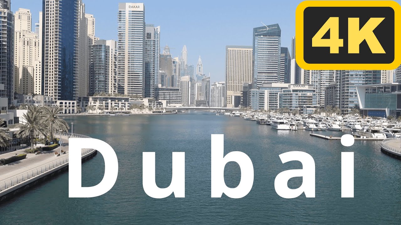 Dubai Marina - walking tour  - promenade walk - October 2024