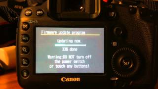Canon 5d mark iii Firmware update from v1.1.2 to v1.1.3 success