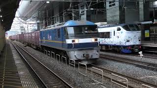 【フリー動画】EF210-339牽引のコンテナ貨物列車