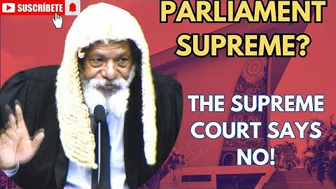 Separation of Powers in PNG: Is Parliament REALLY Supreme?