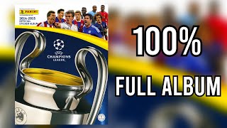 Panini Full Sticker Album Champions League 2014-2015 100% - COMPLETE, LLENO, COMPLETO, ЗАПОЛНЕННЫЙ