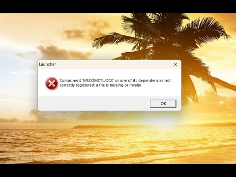 MSCOMCTL.OCX error on Counter Strike Extreme v6