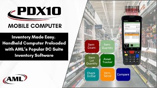 AML PDX10: Advanced Handheld Computer Preloaded with DC Suite Inventory Software