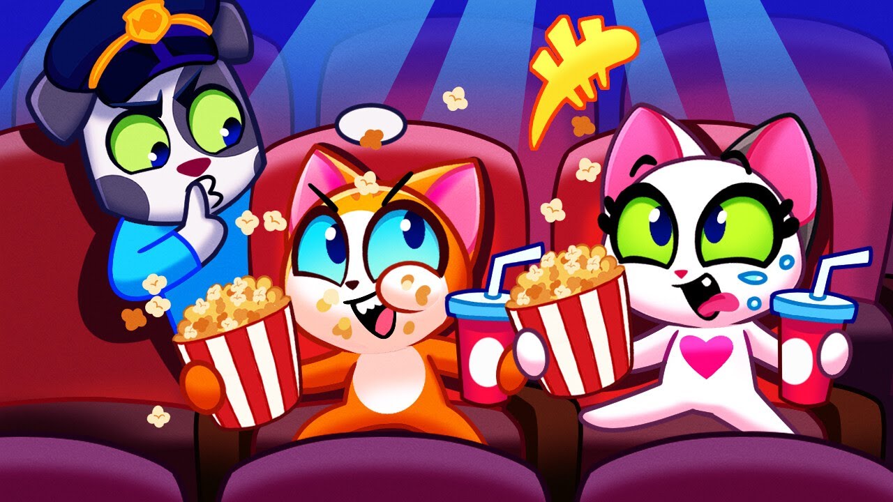 Baby's First Time at the Theater 🍿 Cinema for Kids 👶 Nursery Rhymes