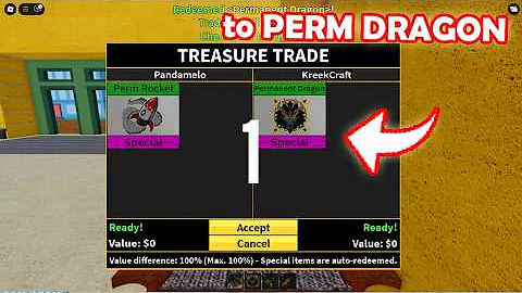HOW...Trading Perm Rocket to Permanent Dragon🐲 Fruit!