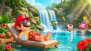 Relaxing in a Private Jungle Paradise ☀️🌴 Mario’s Smooth Jazz for Calm & Deep Rest screenshot 4