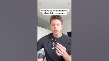 What to do if you hate your job early in your career #careertips #andrewgodwin