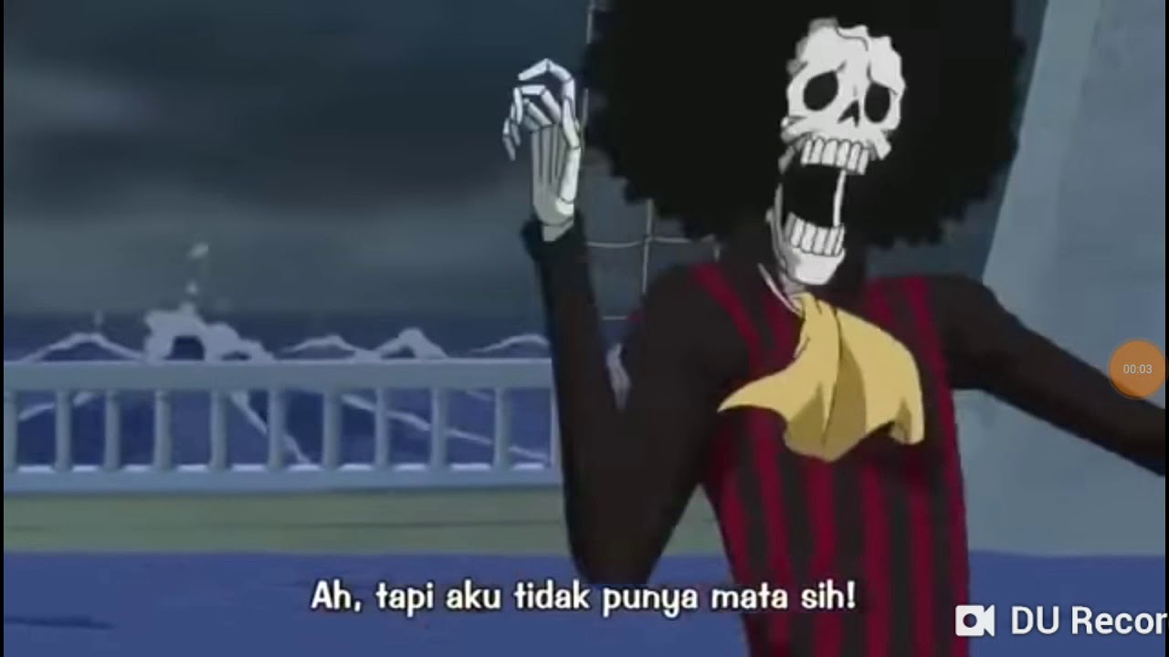 One Piece Luffy Tingkah Lucu Brook YouTube