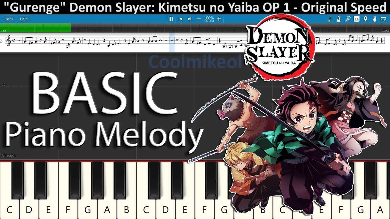 Roblox Piano Demon Slayer Op Gurenge By Lisa Hd Full Notes In The Description By Flappyb Ossashii - roblox got talent piano sheet demons