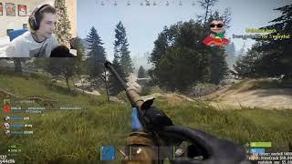Xqcow insane triple kill | Rust OTV & Friends