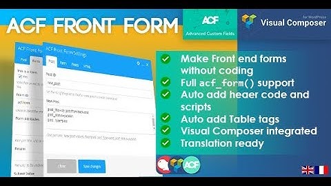 ACF Front Form Demo