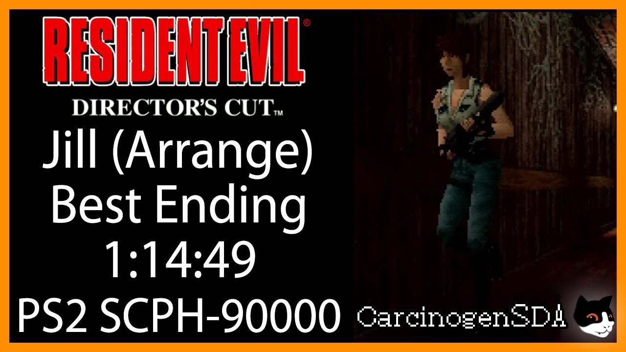 [No Commentary] Resident Evil: Director's Cut (PS1) Speedrun - Jill Arrange Best Ending (