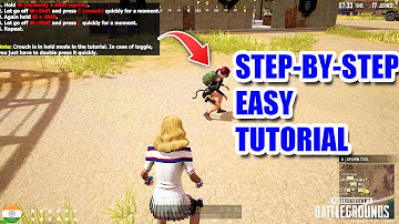 PUBG Crouch slide tutorial⚡Step-by-step⚡ (2025)
