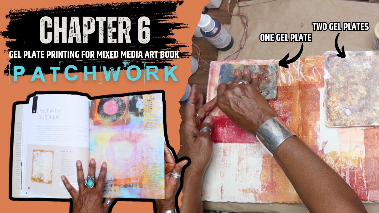 Patchwork Gelli Printing Technique! - Chapter 6 of Gel Plate Printing ...
