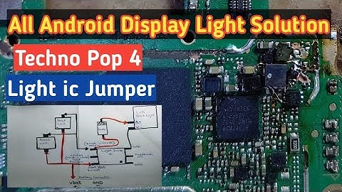 Tecno pop 4 light ic jumper ways | Infinix Light display solution | Tecno charging ic problem