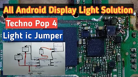 Tecno pop 4 light ic jumper ways | Infinix Light display solution | Tecno charging ic problem