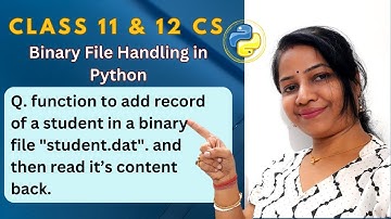 Python function to add record of a student in a binary file student.dat