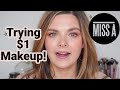 Trying Miss A $1 Makeup!! Full Face Miss A Makeup Haul!