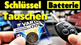 Ford Fiesta Schlüssel Batterie Wechseln | Anleitung |