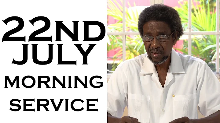 Morning Prayer - Wednesday 22nd July 2020