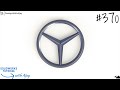 How to design a mercedes benz logo design with ajay designwithajay tutorial  solidworks